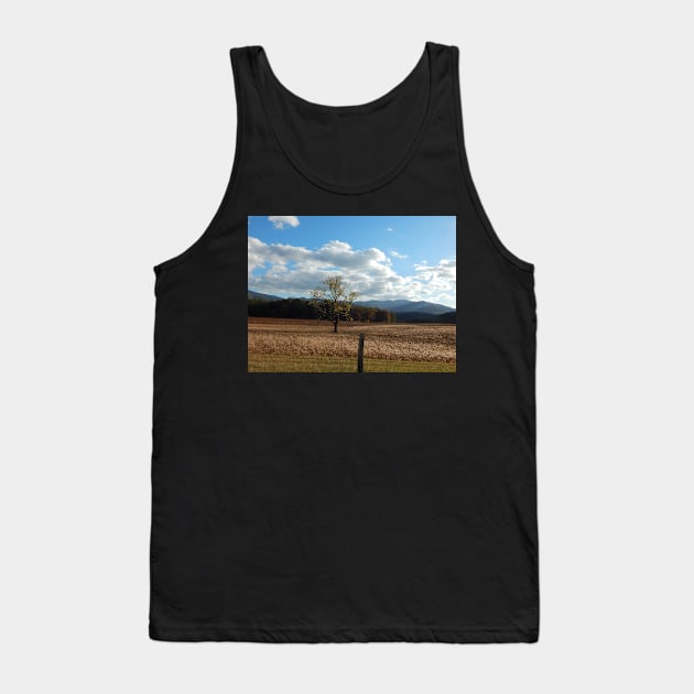 Single Tree Tank Top by TrapperWeasel